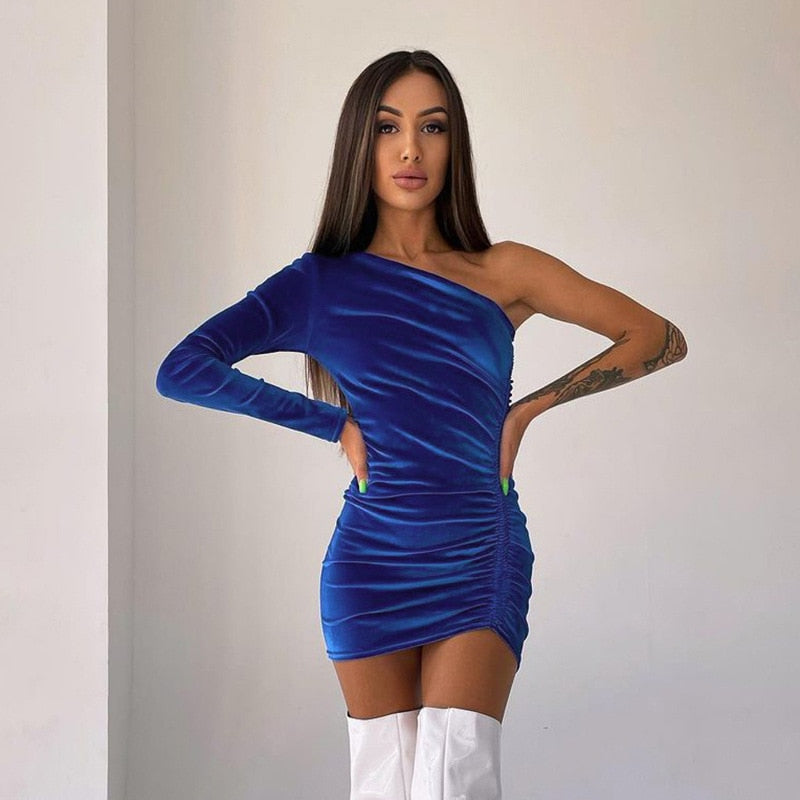 Blue Velvet Dreams Dress – Shop Lena Jade